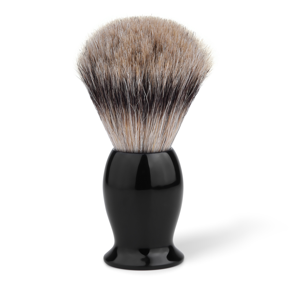 pure badger shaving brush black